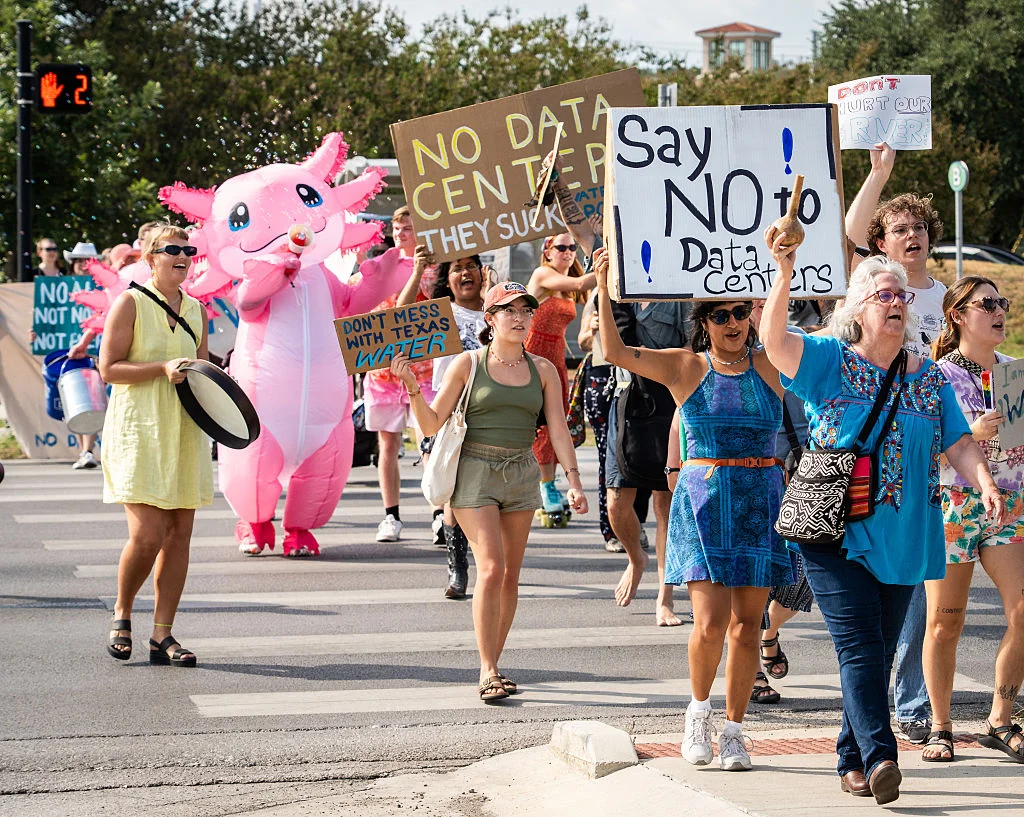 San Marcos Data Center Protest - March for Water and a Sustainable Future